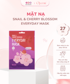 Mặt Nạ Dưỡng Da Dearboo Snail & Cherry Blossom