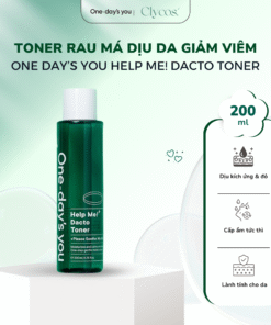 Toner Rau Má Dịu Da Giảm Viêm One Day’s You Help Me! Dacto Toner