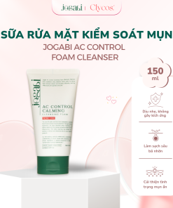 Sữa Rửa Mặt Kiểm Soát Mụn Jogabi AC Control Foam Cleanser